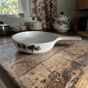 Vintage Corning Ware Individual Skillet — Spice of Life Le Persil Pattern